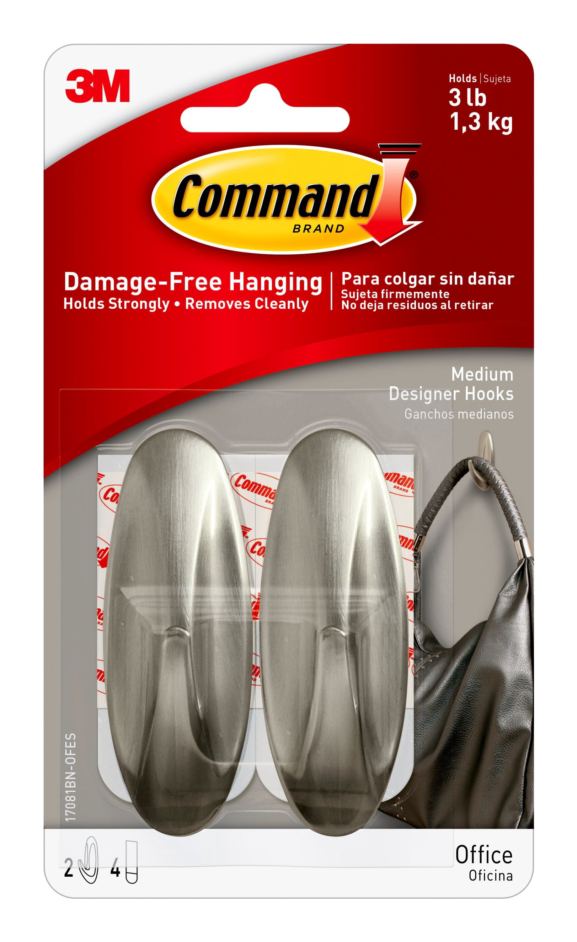 National Hardware 10 Stück Messing Haken – 3,8 Cm A-Cup Haken, Poliert, Für Innen/Außen, 15 Kg Belastung
