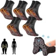 thumbnail image 1 of 5 pares de turmalina acupresión autocalentamiento moldeando calcetines Afiz turmalina adelgazante salud calcetín turmalina adelgazante salud, 1 of 5
