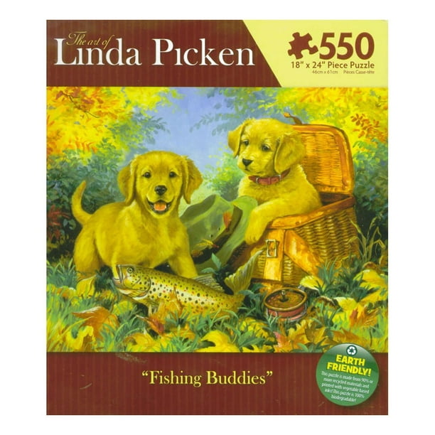 Fishing Buddies 550 Piece Puzzle