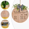 thumbnail image 4 of Decoración navideña con luces, patrones múltiples - Corona de madera para puerta, pared - Ideal para regalos de Navidad, Acción de Gracias y Halloween, 4 of 5