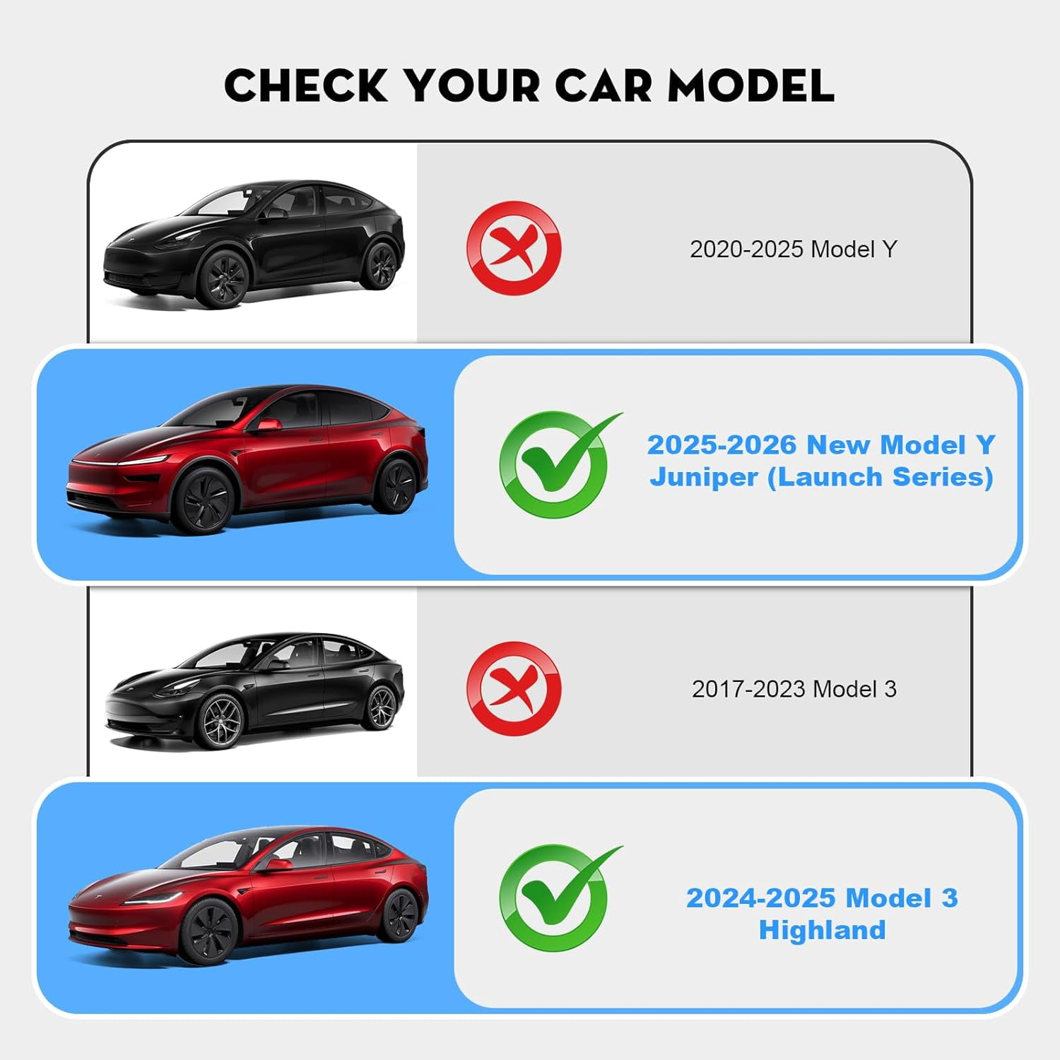 Car Phone Mount for Tesla New Model Y Juniper 2026 Magnetic Dashboard Phone Holder for 2024-2026 Model 3 Highland Accessories for All Smartphone