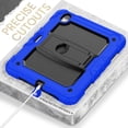 thumbnail image 3 of FJLBDE Case for iPad Air 11 inch (2026 M4/2025 M3/2024 M2), Rugged Shockproof Tablet Cases Cover with Kickstand Shoulder Strap, Blue, 3 of 7