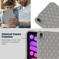 thumbnail image 6 of for iPad mini 6th Gen 8.3" 2021 Back Case, Luxury Durable Shock-Absorption Silicone TPU Soft Ultra Slim Drop Protective Elegant for Men Women Case Cover for iPad mini 6th Gen 8.3" 2021, Gray, 6 of 7
