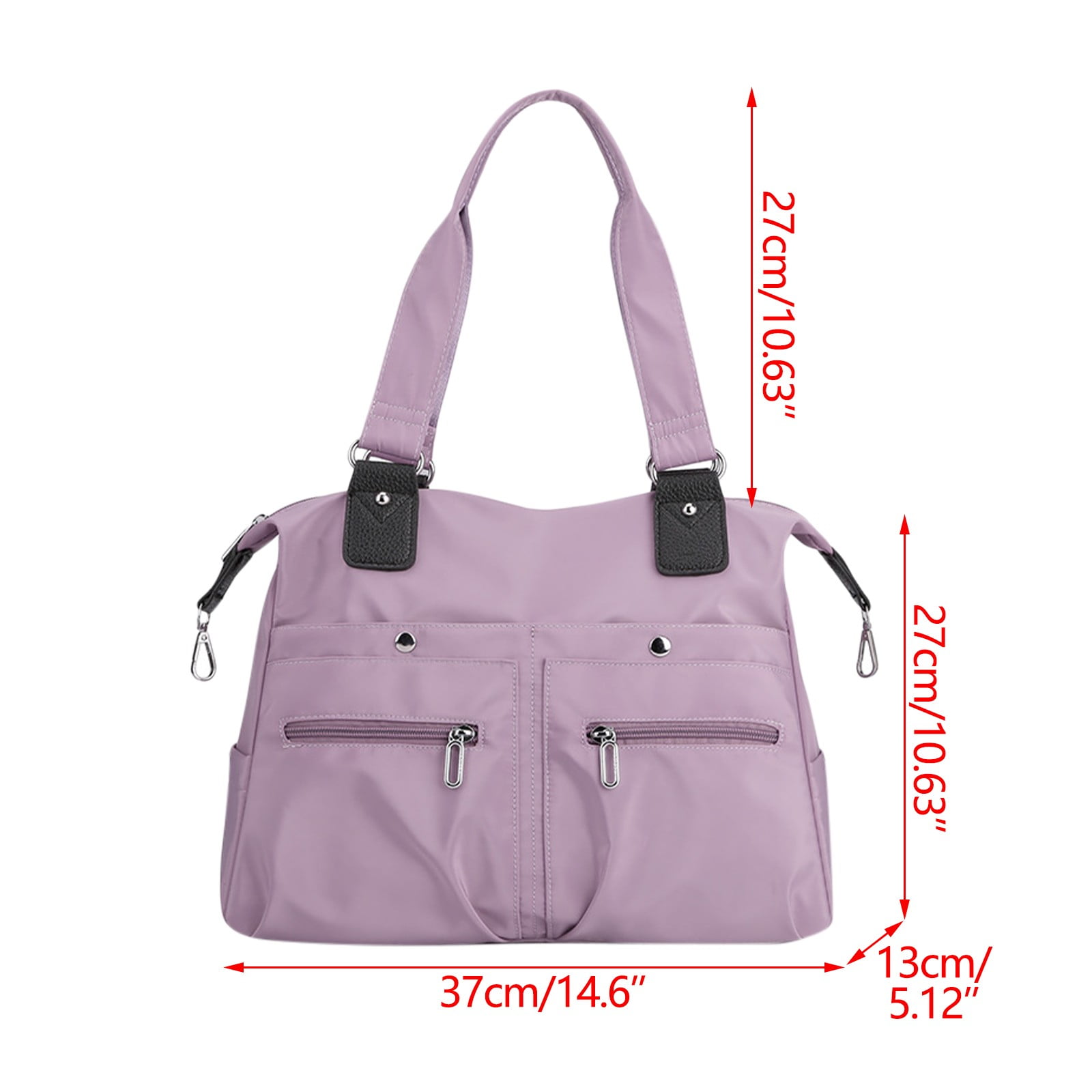 Jacenvly Backpack Laptop Large Capacity Multi Pocket Nylon Shoulder Bag Large Capacity Travel Backpacknylon Cloth Multifunctional Bag Organizer
