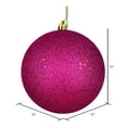 thumbnail image 2 of Vickerman 12" Berry Red Sequin Ball Ornament, 2 of 5