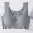 thumbnail image 1 of Sujetador deportivo de talla grande para mujer, ropa interior japonesa sin costuras, sin aros de acero, a prueba de golpes, para yoga, 1 of 1