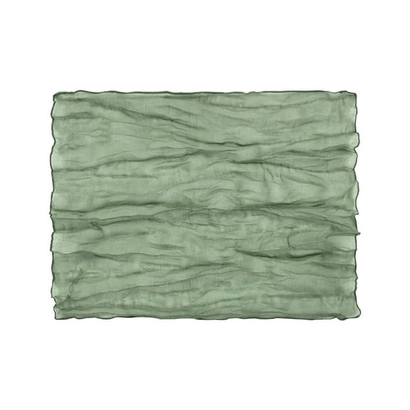 Beautynvta 6 Pack Gauze Cheesecloth Napkins, 20x20 Inch Dinner Cloth Napkins, Soft Wrinkled Cheese Cloth Napkins for Wedding Party Baby Shower Decor, Green