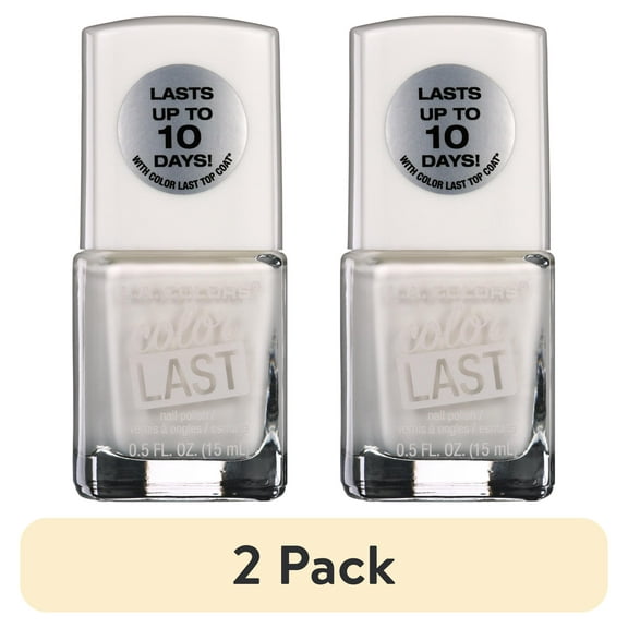 (2 pack) L.A. COLORS Color Last Nail Polish, Evermore, 0.5 fl oz