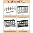 thumbnail image 5 of EuKer 10-Compartment Chicken Nesting Box, Roll Away Chicken Laying Boxes with 10 Training Eggs for Hens, Coops, Green, 5 of 7