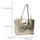 thumbnail image 5 of Bolsa de axila de moda para mujer de mano simples de alta capacidad para regalo (dorado) Sywqhk Para Estrenar, 5 of 9