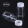 thumbnail image 4 of POINTERTECK 10Pcs 30ml Transparent Plastic Pill Bottles Salt Candy Case Storage Container, 4 of 9