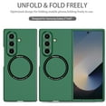thumbnail image 4 of ELEHOLD Slim Magnetic Case for Samsung Galaxy Z Fold 7 Magnetic Mag-Safe Compatible Non-Slip Anti-Scratch Anti-Fingerprint Shockproof Lightweight Case for Galaxy Z Fold 7,Green, 4 of 9