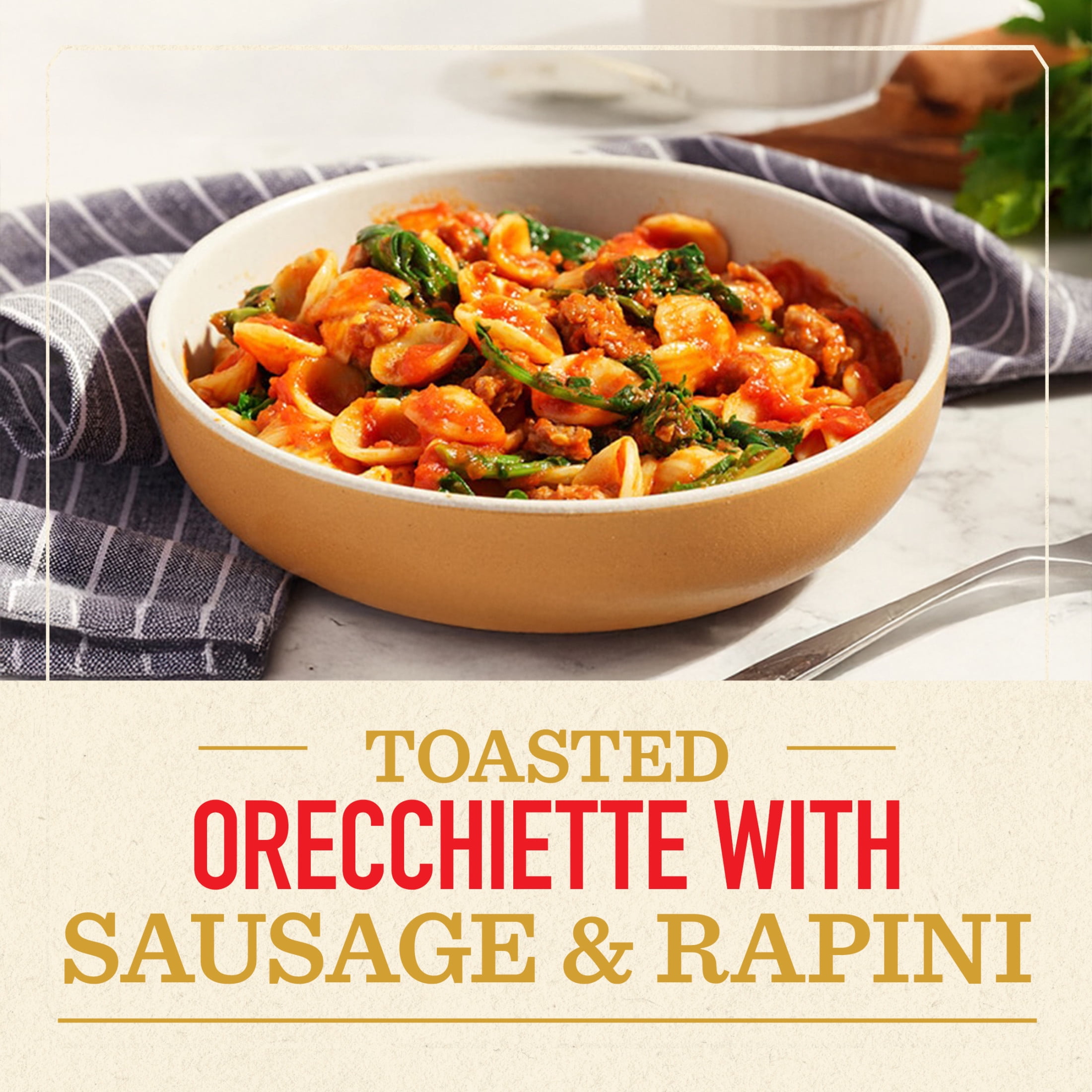 (6 pack) Bertolli Pasta Sauce with Spicy Italian Sausage and Romano Cheese, Spaghetti Tomato Sauce, 24 oz