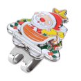 thumbnail image 3 of Greeniant Clip de sombrero de golf de acero inoxidable estilo festival con accesorio de marcador de bola magnética Navidad Golf Greeniant OD004679-00, 3 of 6
