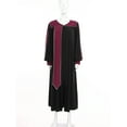 thumbnail image 3 of inhzoy Robe de Choeur pour Femmes Costume de Confirmation Robe Fendue à Fermeture Éclair devant Robe d'Église et de Collation des Grades Robes de Clerc Noir L, 3 of 6