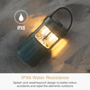 MEE audio lightSPKR Bluetooth Wireless Speaker + Camping Lantern IPX6 Water Resistant (Forest Green)