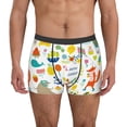 thumbnail image 2 of Goofa Summer Animal Printed Men's Boxer Briefs Underwear, Moisture-Wicking Underwear, Trunk,Soft and Breathable Cotton Underwear-XX-Large, 2 of 9