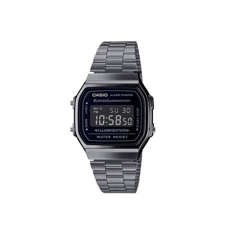 Casio Men's Vintage Quartz Digital Watch, Stainless Steel Metal
