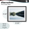 thumbnail image 4 of Stupell Industries Rustic Lodge Blue Lake Reflections Black Framed Print Under Glass, 21 x 17, by Kim Curinga, 4 of 8