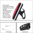 thumbnail image 4 of Bicycle Light Set, Waterproof Bike Light, USB Bicycle Lights 300 Lumens Bright, 3 Modes LED Bike Lights Front and Back Set, Headlights Fits All Bicycles, 4 of 8