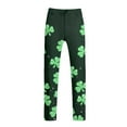 thumbnail image 5 of Hwmodou Airport Outfits For Men 2024 Mens St Pat Day Suit 2PCS Suit Four Leaf Gold All Print Suit Pants Suit Top And Bottom 2PCS Suit Party Holiday Outfit For Man, 5 of 6