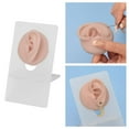 thumbnail image 2 of Exhibición de parte del cuerpo del modelo de oreja de silicona para práctica de perforación y exhibición de joyas Color de piel oscuro, 2 of 6