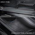 thumbnail image 2 of 4Pcs Door Sill Protector for Tesla Model Y 2023 2022 2021 Car Door Pedal, 2 of 6