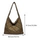 thumbnail image 3 of Hobo Bag Casual Tote Algodón Acolchado Gran Capacidad para Mujeres Viajes, 3 of 9