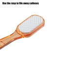 thumbnail image 3 of Unique Bargains Coarse And Fine Dual Sided Foot File Removes Dead Skin Pedicure 1 Pc Orange Plastic, 3 of 7