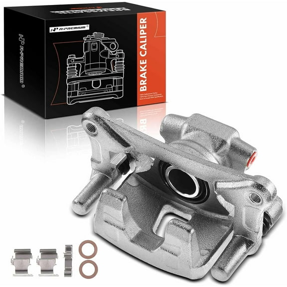 A-Premium Brake Caliper Assembly Compatible with Mitsubishi Endeavor 2004-2008 2010 2011 Rear Left Driver Side