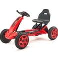 thumbnail image 1 of VEVOR Go Kart 4 Wheel Pedal Ride On Toy for Kids Ages 3-8 Adjustable Seat Red, 1 of 9