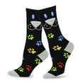 thumbnail image 3 of TeeHee Fun Novelty Dogs Cotton Crew Socks for Women and Men Multi-Pack, 3 of 6