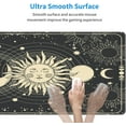 thumbnail image 6 of Large Mouse Pads Black Gold Tarot Moon Phases Sun Moon Stars Non-Slip Rubber Base Gaming Mousepad, Keyboard and Mouse Pad with Stitched Edges,PC Desk Mat for Game,Work,Office(31.5"*11.8"), 6 of 6
