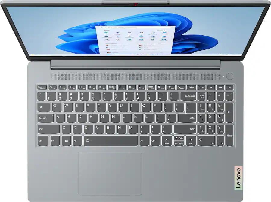Lenovo - IdeaPad Slim 3i 15.6" Full HD Laptop - Intel Processor N150 2024- 8GB Memory - 128GB UFS - Arctic Grey
