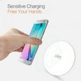 thumbnail image 3 of D8 Qi Fast Wireless Charger Ultra-thin Metal Pad 10W 7.5W for  12 13 Pro Max S9 Note 9 Magnetic Mobile Phone Chargers, 3 of 9