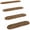 Brown, variant on Rhody Rug Sandi Indoor/Outdoor Braided Rug Graphite 8" x 28" Oval 8 Inch x 28 Inch Beige Oval