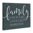 thumbnail image 3 of Stupell Industries Family Loud Crazy Love Canvas Art, 16 x 1.5 x 20, 3 of 7