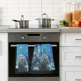 thumbnail image 6 of Ryvnso Fish Ocean Cotton Hand Towels Sets Face Towel 2 PCs Bathroom Decorative, 6 of 7