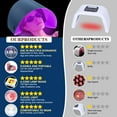 thumbnail image 4 of YEVYO Led Face Mask Light Therapy, Red Light Therapy Mask for Face Neck and Body, Red for Facial Winkles Acne and Muscle Pain Relief - 30.8" x 11.8", 4 of 9