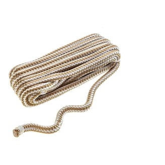 Premium Double Braid Gold/White Boat Anchor Line (1/2 x 150