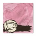 thumbnail image 1 of Eiffel Tower Bandana, Sketchy Coffee Cup, Unisex Head and Neck Tie, by Ambesonne, 1 of 2