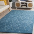 thumbnail image 2 of SAFAVIEH Harvest Bryon Diamond Area Rug, Blue/Ivory, 8' x 10', 2 of 11
