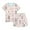 Pink, variant on WOYY Girls Pajamas Marine Animal Short Sleeve T Shirt Shorts Sleepwear Set, Sizes 1-13
