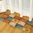 thumbnail image 2 of Washable Boho Rug,15.7*47.2Inch Non-Slip Low-Pile Rug,Soft Indoor Print Distressed Throw Rug for Living Room,Bedroom,Hallway,Kitchen,Kids Nursery Room, 2 of 4
