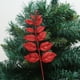thumbnail image 1 of Nvzi Guirnalda de hojas artificiales para árbol de Navidad, decoración colgante para boda, color rojo, 1 of 5