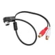 thumbnail image 4 of Adaptador De Audio AUX IN RCA, Adaptador De Cable De Audio Plug And Play Flexible Resistente Al Desgaste Para Radio De Automóvil OTVIAP Auxiliary Audio Cable, 4 of 8