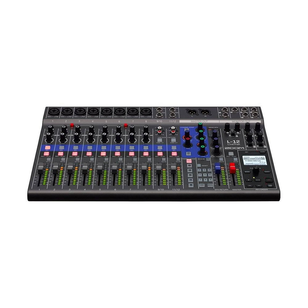  Zoom L12  LiveTrak 12 Channel Professional Digital Mixer 