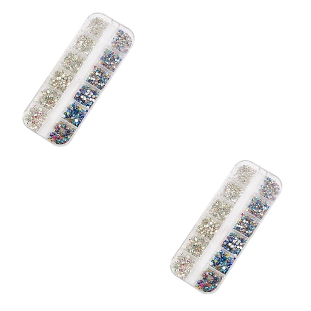 Vogacara 1 bolsa de cristales de cristal en forma especial, pequeños, fáciles de pegar, diamantes de imitación para uñas, diferentes estilos, dulce Type2 NO2 Vogacara CBP253447