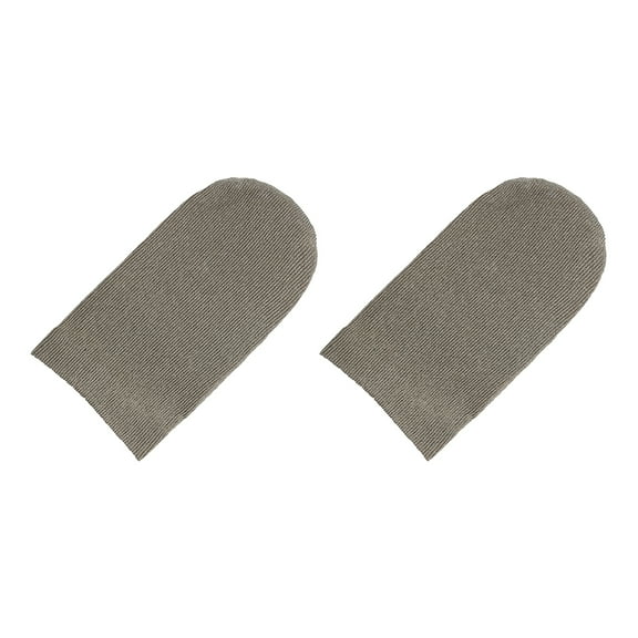 Mobile Gaming Finger Sleeves, Controller Finger Thumb Sleeve, Grey Silver Cloth Anti Sweat, Pack of 2