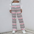 thumbnail image 4 of Women's Ugly Christmas Pajama Pants Long Lounge Bottoms S-3XL, 4 of 8